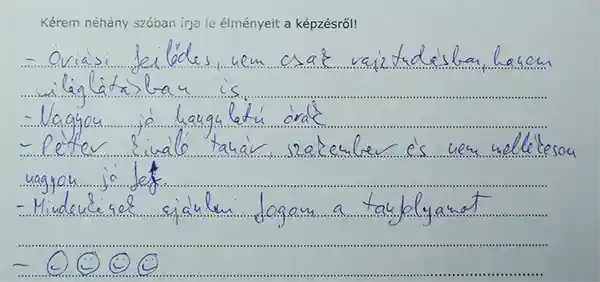 Vevővélemény