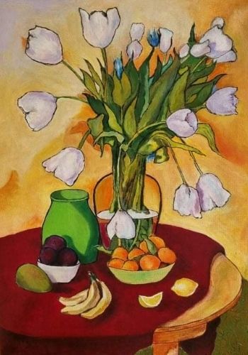 csendeletkep vegyes technikaval valdor art - ValdorArt