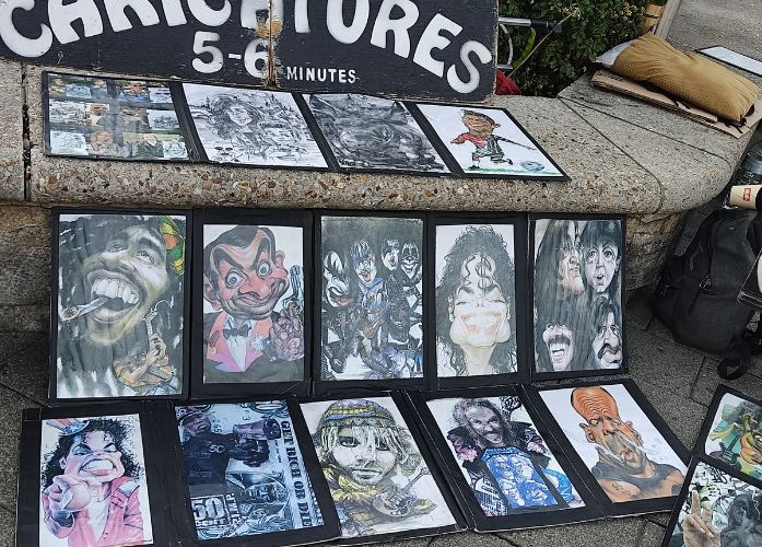 karikaturarajzolas montmartre10 - ValdorArt