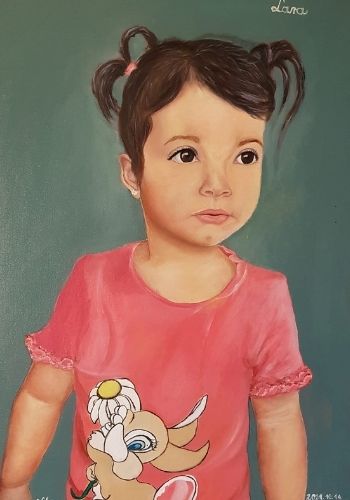 kislany portre  valdorart11 - ValdorArt