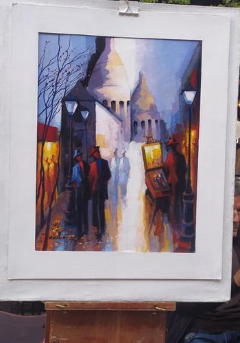 montmartre akvarell - ValdorArt