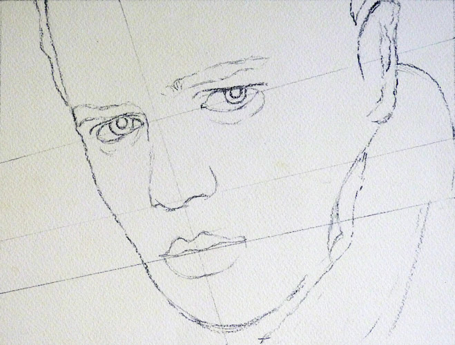 Blog valdor art pasztell portre gyakorlatok ferfi fej01 - ValdorArt