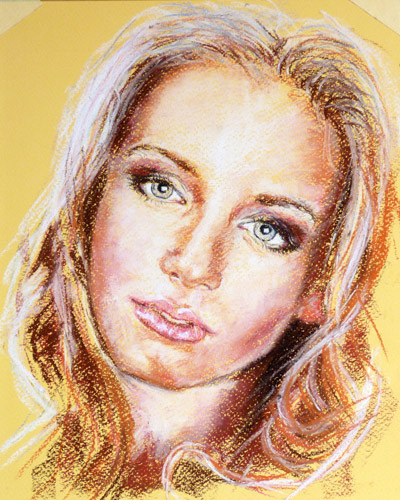 Blog valdor art pasztell portre gyakorlatok lany fej07 - ValdorArt