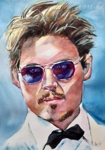 akvarellfestes depp valdor art - ValdorArt