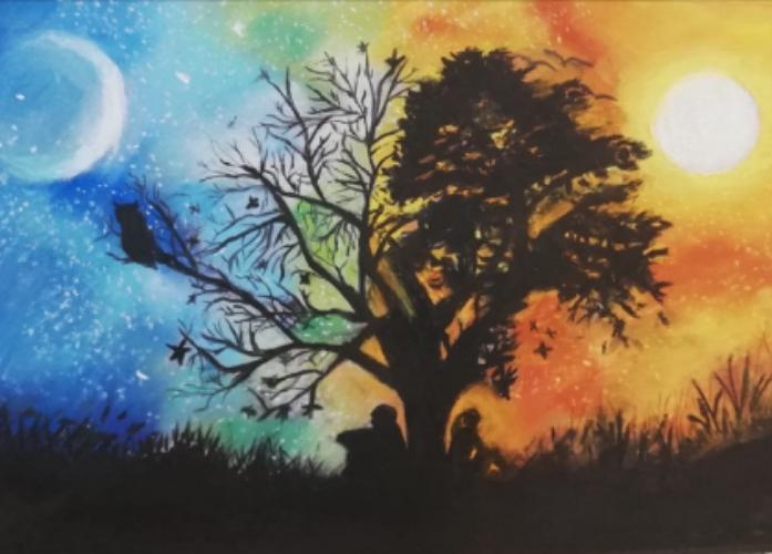 pasztell ejjel nappal - ValdorArt