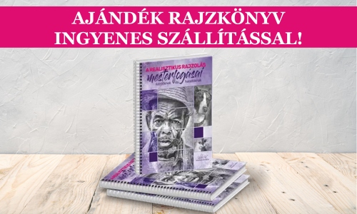 ajándék rajzkönyv