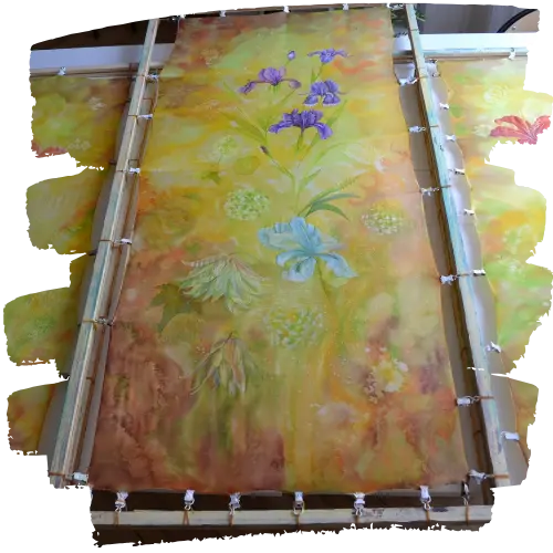 selyemfestő-workshop
