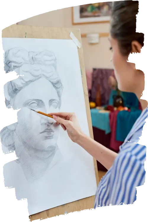 portré-rajzolás