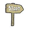 start tábla
