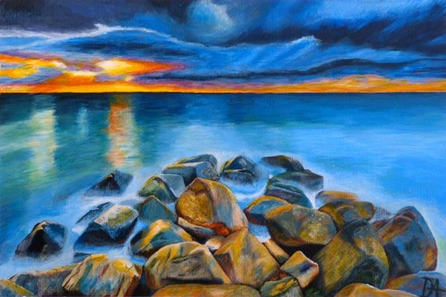 Tenger%20k%C3%B6vekkel - valdorart.hu Tenger%20k%C3%B6vekkel - ValdorArt