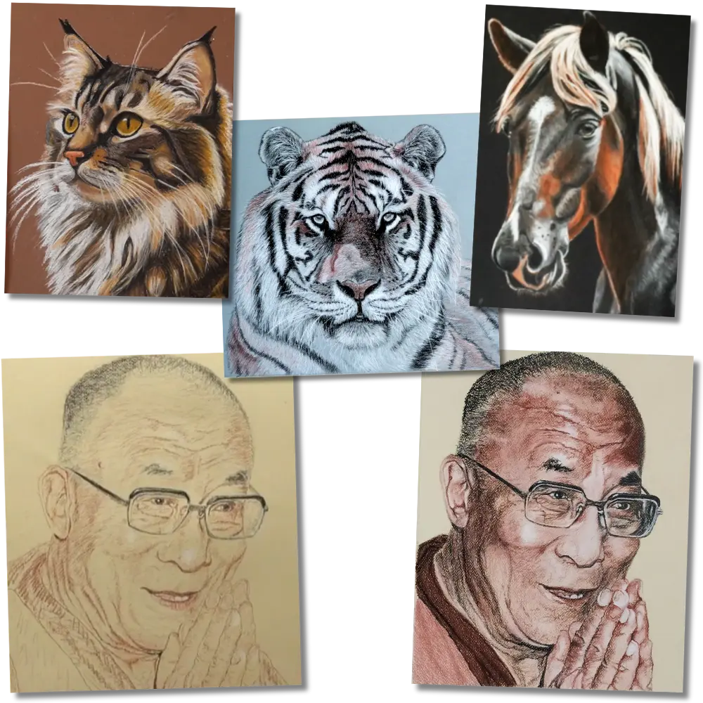 háromszín-technika