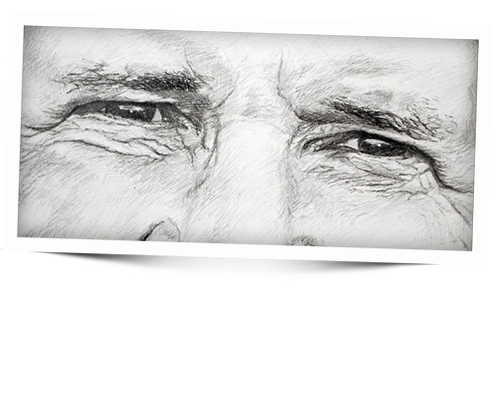 korosodó férfi szem - valdor art