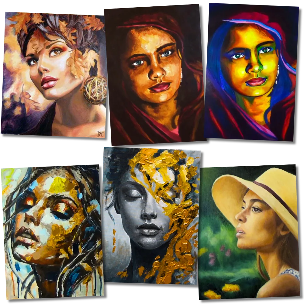 online-portré-festés