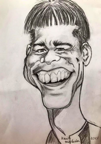 Jim Carrey karikatúra